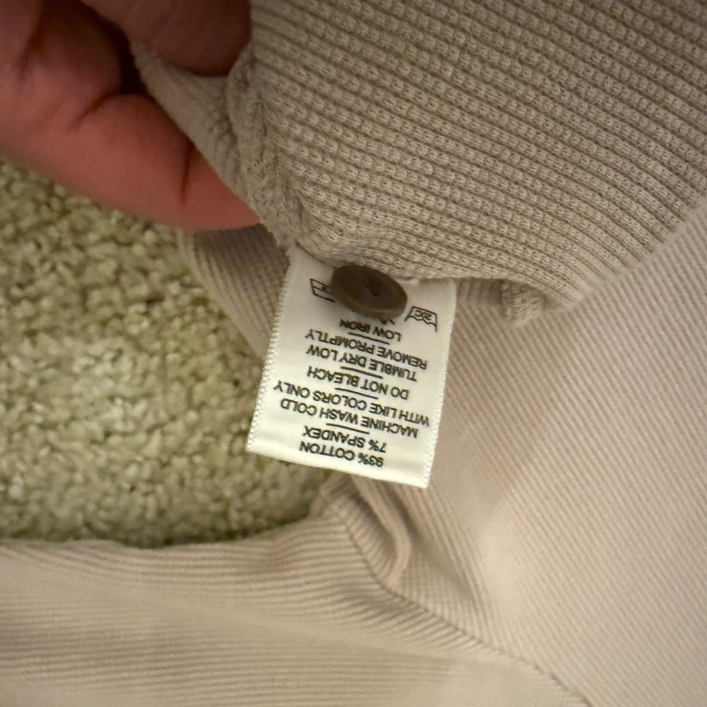 American Giant Long Sleeve Henley Shirt - Picture 4 of 4
